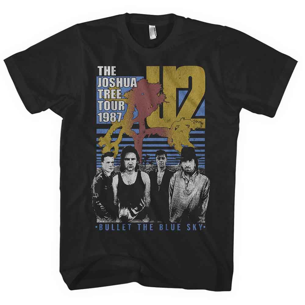 U2 T-Shirt - Bullet The Blue Sky